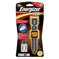 Vision HD Flashlight, LED, 400 Lumens, AA Batteries Dufferin Supply