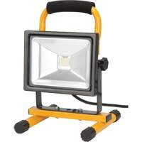 Portable Work Light, LED, 20 W, 2500 Lumens, Aluminum Housing Dufferin Supply