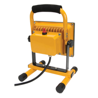 Portable Work Light, LED, 20 W, 2500 Lumens, Aluminum Housing Dufferin Supply
