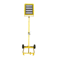 Chariot d'&eacute;clairage &agrave; t&ecirc;te unique avec treuil, DEL, 200 W, 30000 lumens, Boîtier en Aluminium Dufferin Supply
