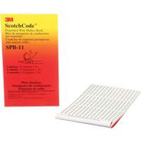 ScotchCode™ Pre-Printed Wire Marker Book XH304 | Dufferin Supply