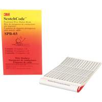 ScotchCode™ Pre-Printed Wire Marker Book XH305 | Dufferin Supply