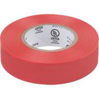 Electrical Tape, 19 mm (3/4") x 18 M (60'), Red, 7 mils XH383 | Dufferin Supply
