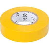 Electrical Tape, 19 mm (3/4") x 18 M (60'), Yellow, 7 mils XH387 | Dufferin Supply