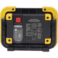 Portable Work Light, LED, 10 W, 1000 Lumens, Plastic Housing Dufferin Supply