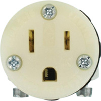 Hospital Grade Extension Plug Connector, 5-15R, Nylon Dufferin Supply