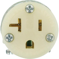 Hospital Grade Extension Plug Connector, 5-20R, Nylon XI202 | Dufferin Supply