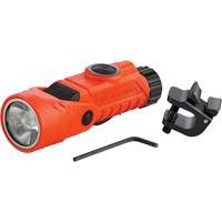 Vantage&reg; 180 X Multi-Fuel Helmet/Right Angle Flashlight, LED, Rechargeable/CR123A Batteries, Nylon Polymer Dufferin Supply