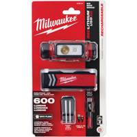 Lampe frontale pour casque de s&eacute;curit&eacute; USB REDLITHIUM, DEL, 600 lumens, 5 hres de fonctionnement, piles Rechargeable Dufferin Supply