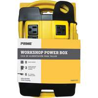 Workshop Power Box, 8 Outlet(s), 6', 15 Amps, 1875 W, 125 V XC040 | Dufferin Supply