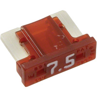 LP MINI&reg; Series Automotive Blade Fuse, Cartridge, 7.5 Amps, 58 V Dufferin Supply