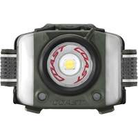Lampe frontale FL97R &agrave; trois couleurs avec syst&egrave;me Twist Focus et commande vocale, DEL, 830 lumens, 2 hres de fonctionnement, piles Rechargeable Dufferin Supply