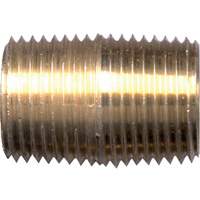 Mamelon simple, Laiton, 3/4", NPT Dufferin Supply
