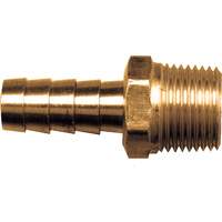 Male Hose Connector, Brass, 1/4" x 1/4" TA197 | Dufferin Supply