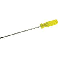 Slotted Electrician's Screwdriver, 3/16" Tip, Round, 11-1/2" L, Plastic Handle Dufferin Supply