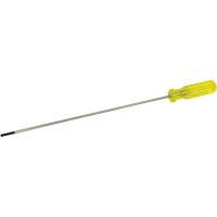 Electrician's Slotted Screwdriver, 3/16" Tip, Round, 15-1/2" L, Plastic Handle Dufferin Supply